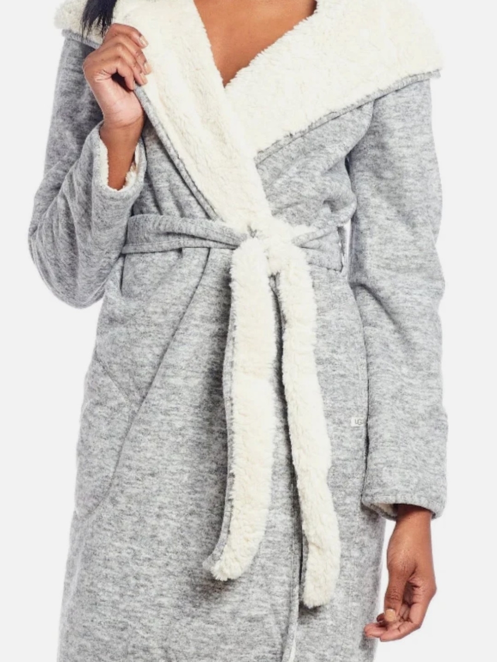 UGG Portola Reversible Hooded Robe Size M